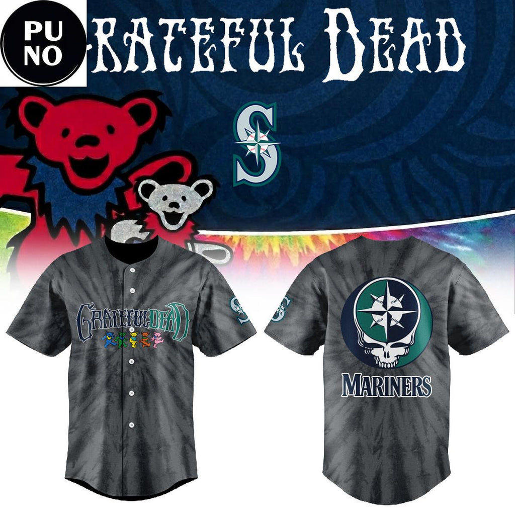 Seattle Mariners x Grateful Dead Night 2026 Baseball Jersey