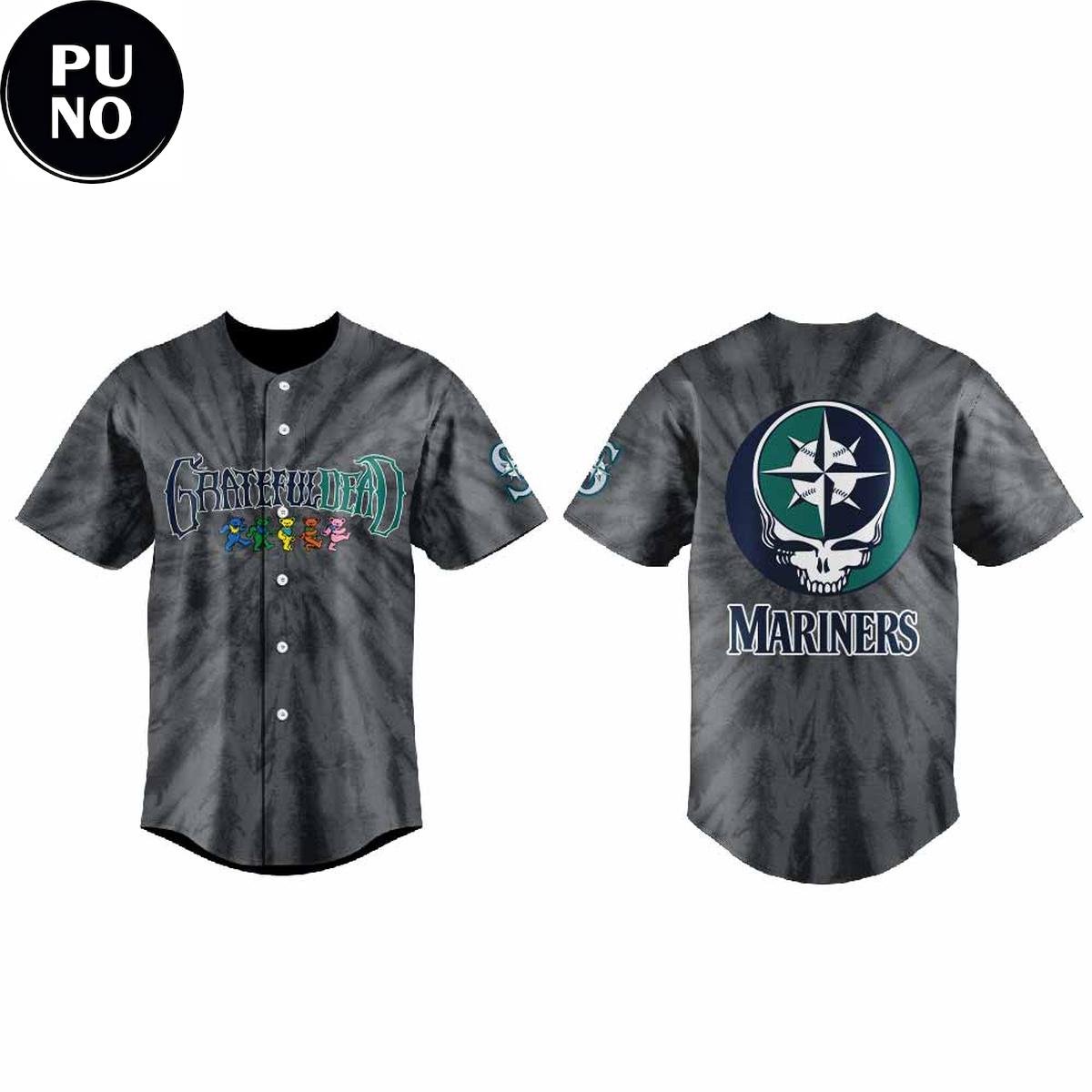 Seattle Mariners x Grateful Dead Night 2026 Baseball Jersey