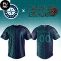 Seattle Mariners x House Of The Dragons Night 2026 Personalized Baseball Jersey