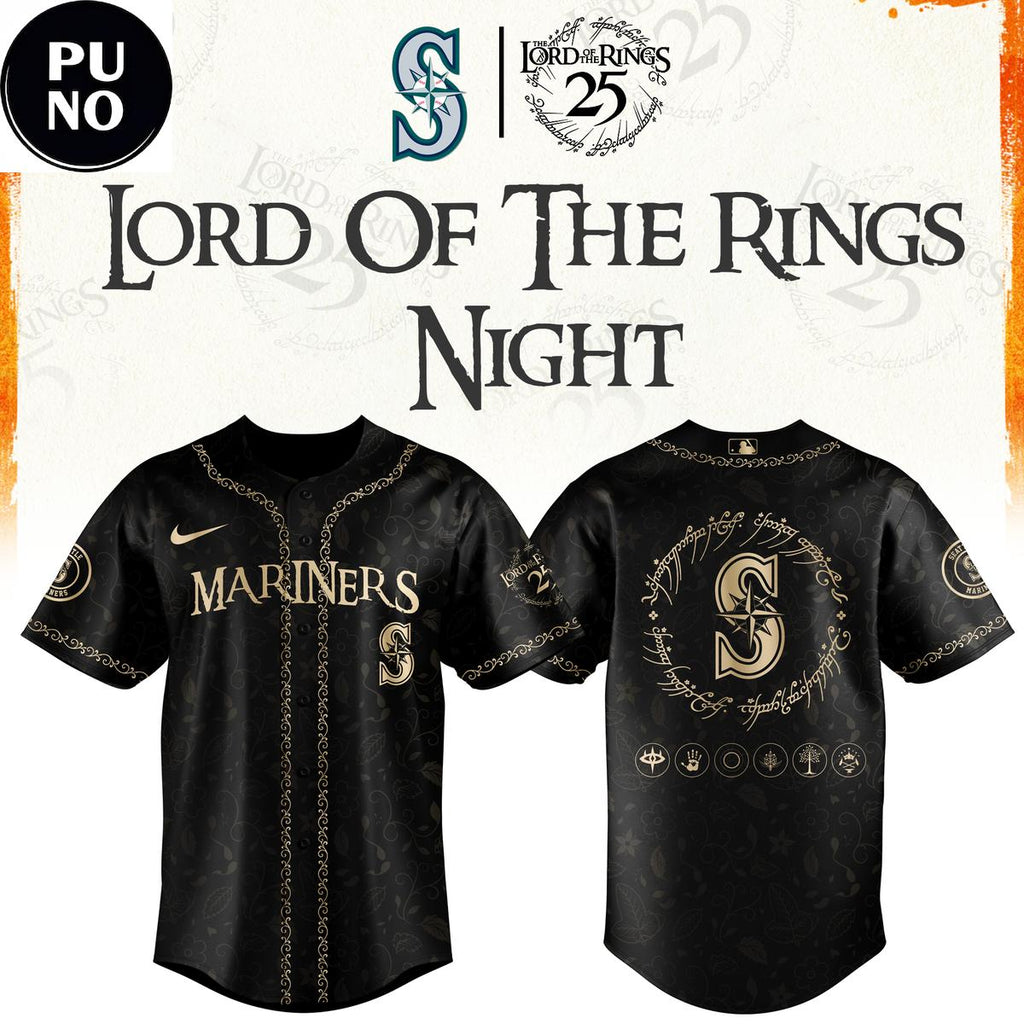 Seattle Mariners x Lord of The Rings Night 2026 Baseball Jersey