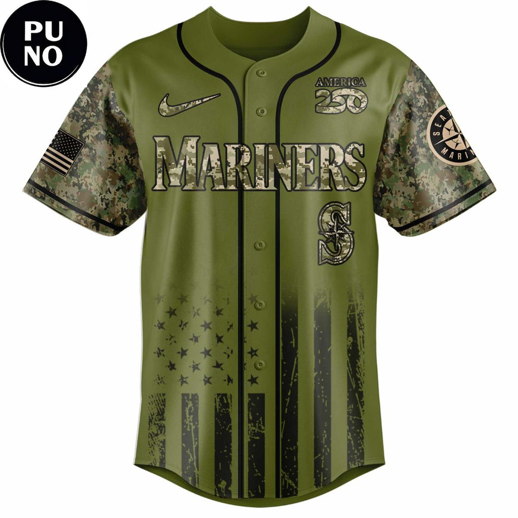 Seattle Mariners x Military Appreciation Night 2026 Baseball Jersey