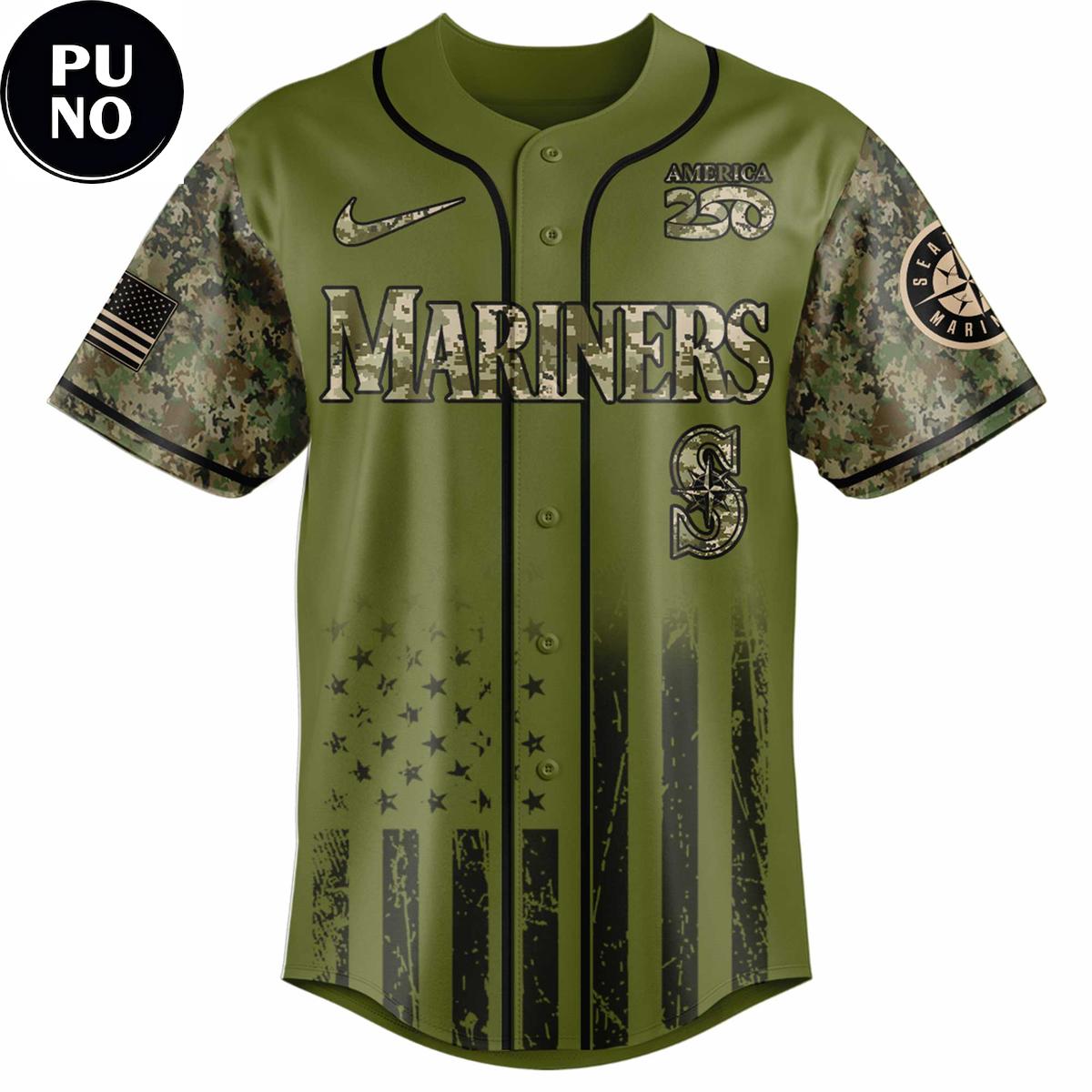 Seattle Mariners x Military Appreciation Night 2026 Baseball Jersey