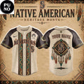 Seattle Mariners x Native American Heritage 2026 Personalized Baseball Jersey