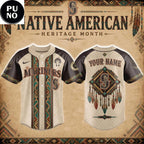 Seattle Mariners x Native American Heritage 2026 Personalized Baseball Jersey