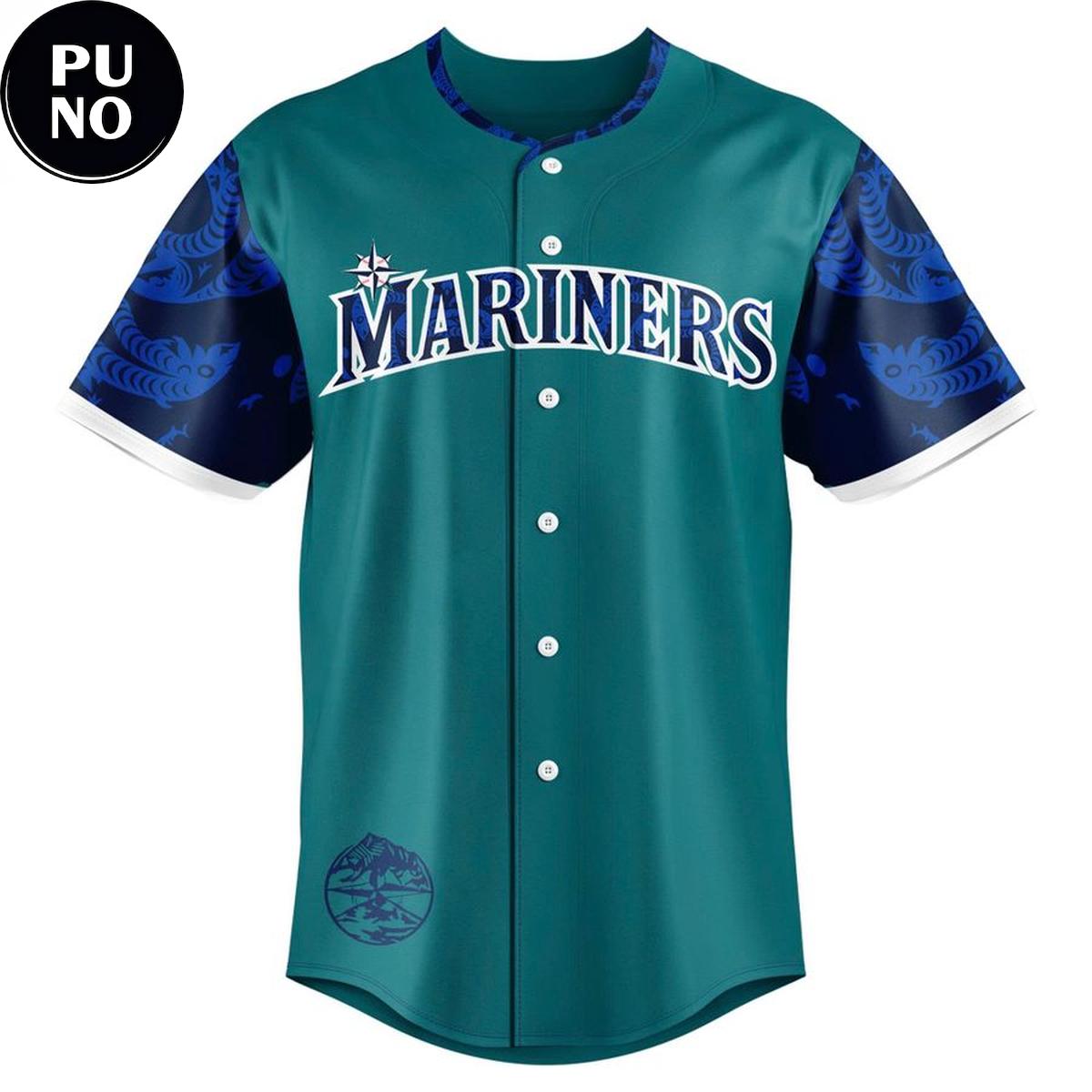 Seattle Mariners x Native American Heritage Night 2026 Personalized Baseball Jersey