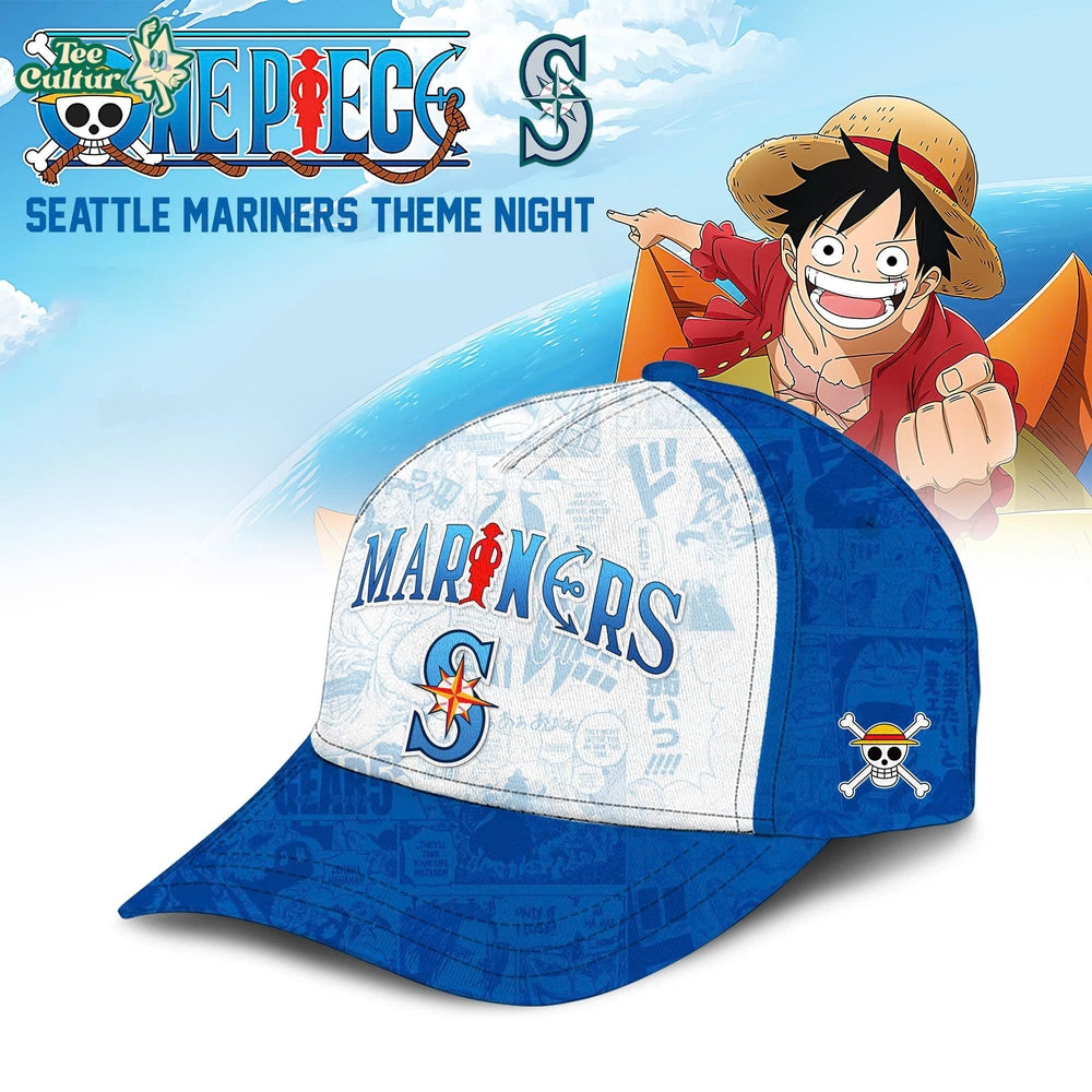 Seattle Mariners x One Piece Night 2026 Limited Edition White Baseball Jersey