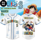 Seattle Mariners x One Piece Night 2026 New Baseball Jersey