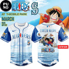 Seattle Mariners x One Piece Night 2026 New Baseball Jersey