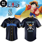 Seattle Mariners x One Piece Straw Hat Crew 2026 Baseball Jersey