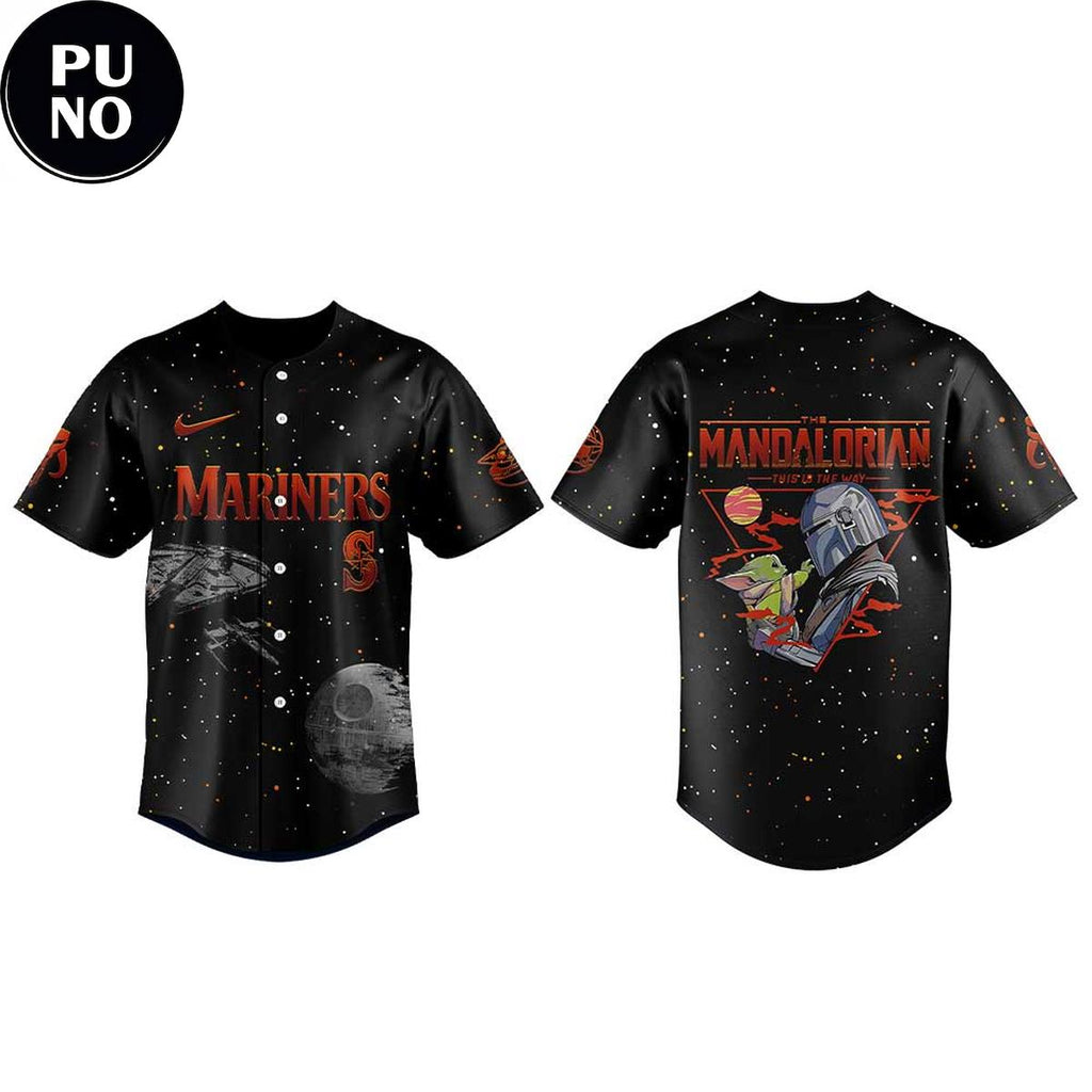 Seattle Mariners x Star Wars The Mandalorian And Grogu 2026 Baseball Jersey