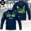 Seattle Seahawks 2025 NFC West Champions Best In The West 12 Stronger Than 49 Hoodie T-Shirt