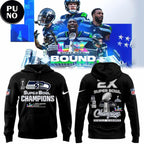 Seattle Seahawks 2026 2 Times Super Bowl Champions NFL Hoodie T-Shirt