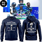 Seattle Seahawks 2026 Super Bowl LX Champions NFL Hoodie T-Shirt