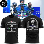 Seattle Seahawks 2026 Super Bowl LX Champions NFL Hoodie T-Shirt