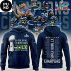 Seattle Seahawks 2026 Super Bowl LX Champions The Whole Squad Hoodie T-Shirt