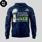 Seattle Seahawks 2026 Super Bowl LX Champions The Whole Squad Hoodie T-Shirt