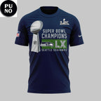 Seattle Seahawks 2026 Super Bowl LX Champions The Whole Squad Hoodie T-Shirt