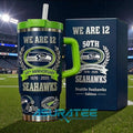 Seattle Seahawks 50th Anniversary Stanley Tumbler