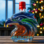 Seattle Seahawks American Football Team Whisky Bottle