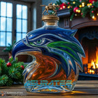 Seattle Seahawks American Football Team Whisky Bottle