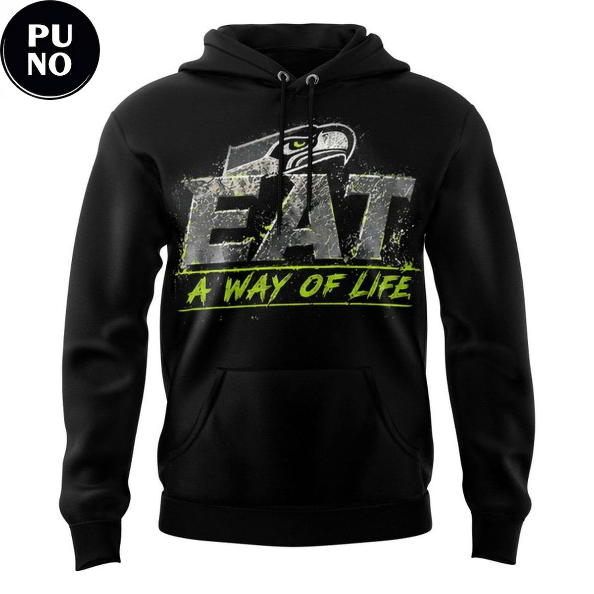 Seattle Seahawks Coach Mike Macdonald 2026 Effort Angles Tackling Hoodie T-Shirt