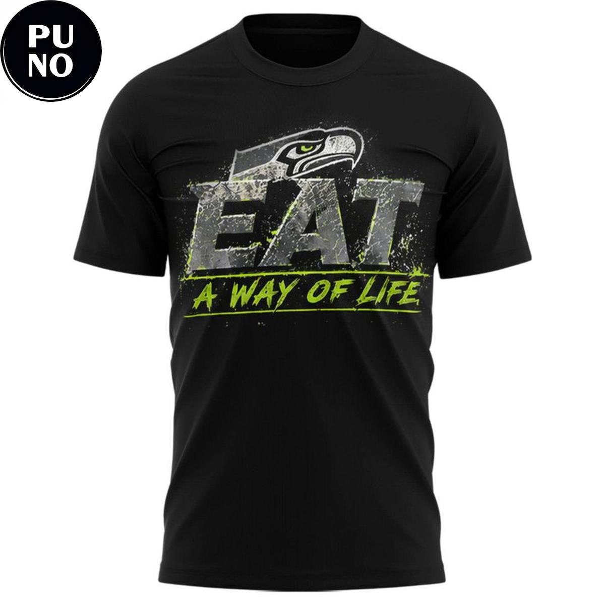Seattle Seahawks Coach Mike Macdonald 2026 Effort Angles Tackling Hoodie T-Shirt