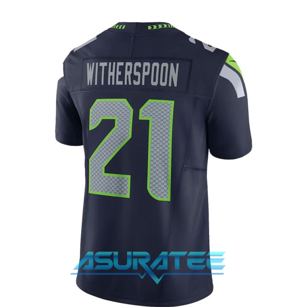 Seattle Seahawks Devon Witherspoon-Njigba Nike College Navy Super Bowl LX Patch Game Jersey