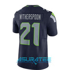 Seattle Seahawks Devon Witherspoon-Njigba Nike College Navy Super Bowl LX Patch Game Jersey