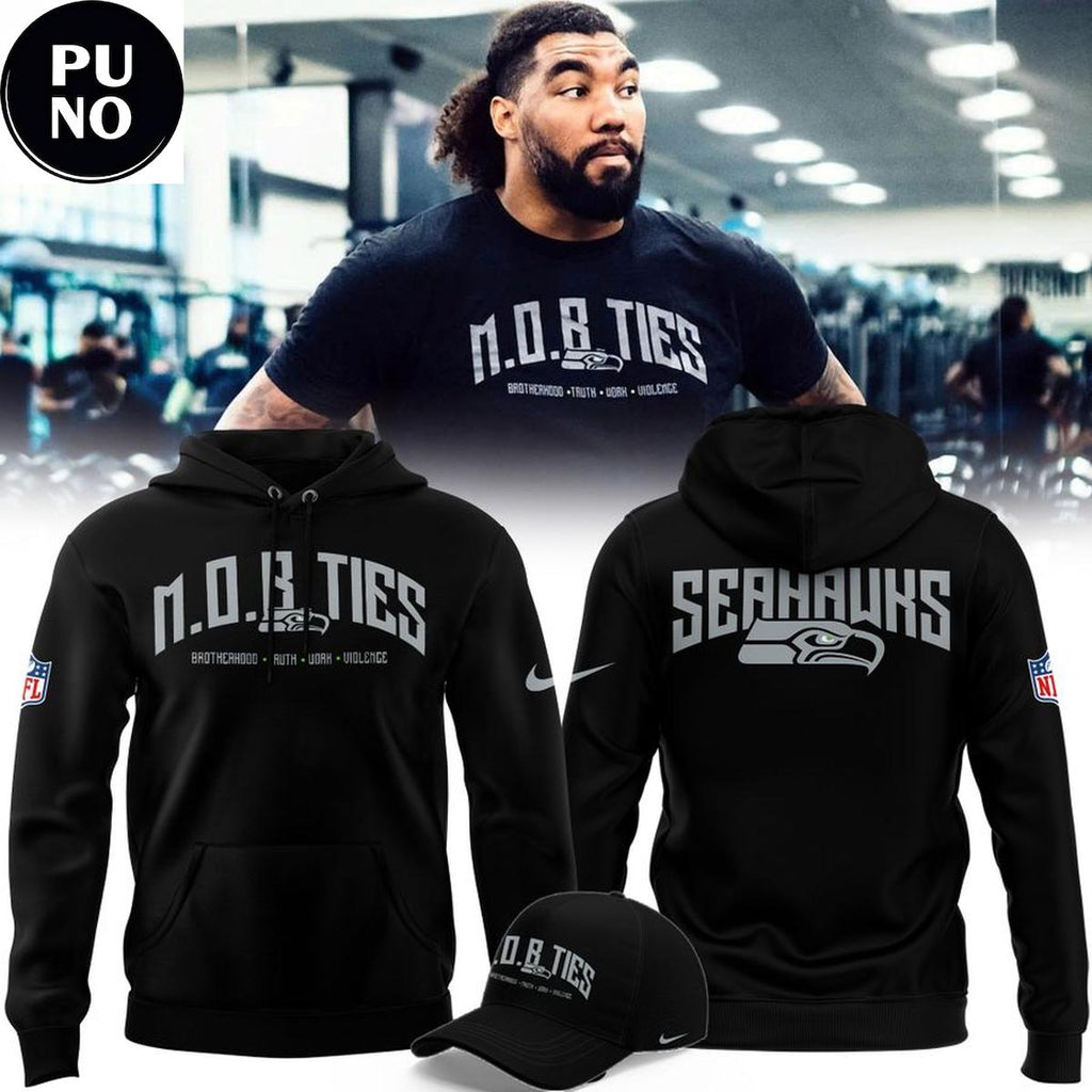 Seattle Seahawks Leonard Williams M.O.B Ties 2026 Hoodie