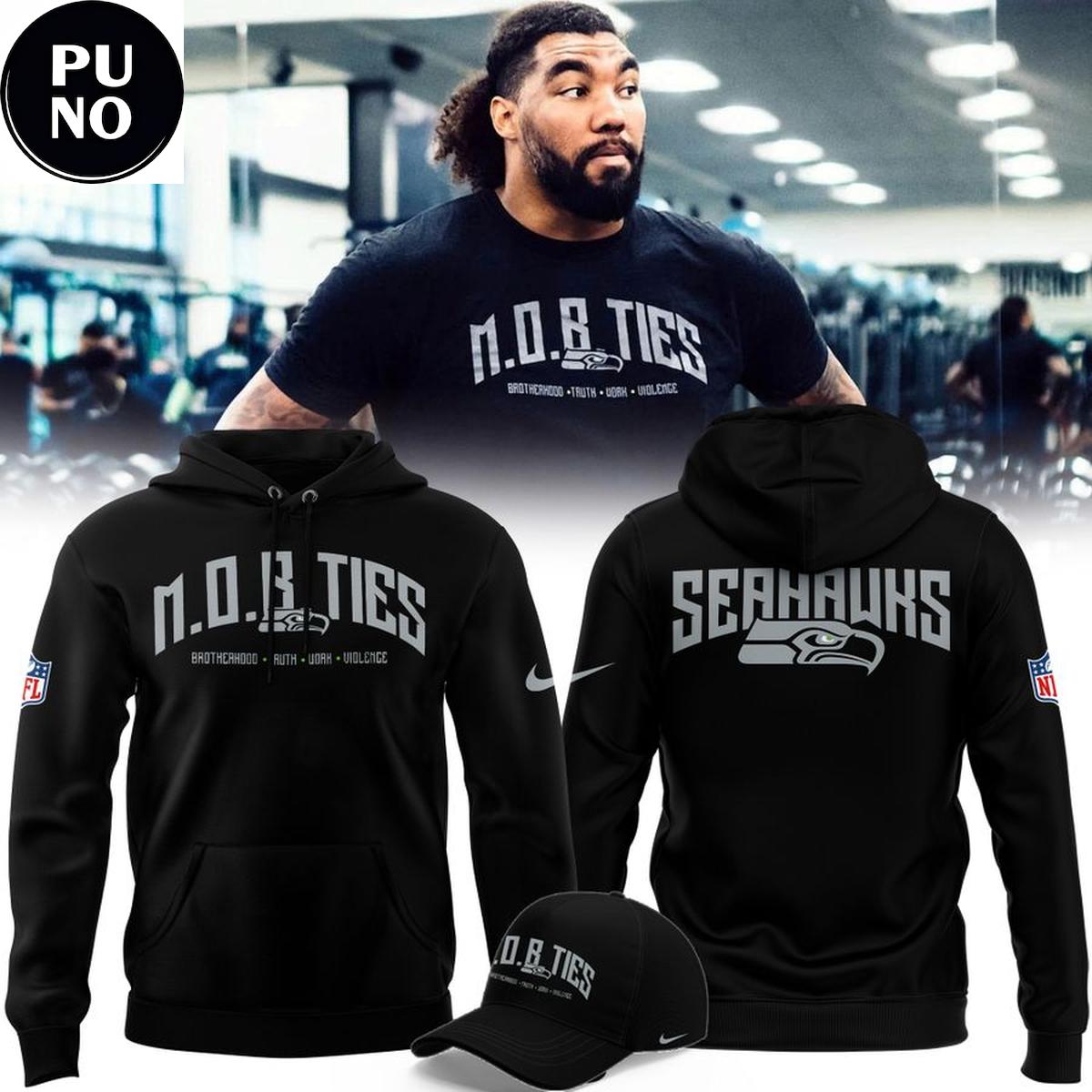 Seattle Seahawks Leonard Williams M.O.B Ties 2026 Hoodie