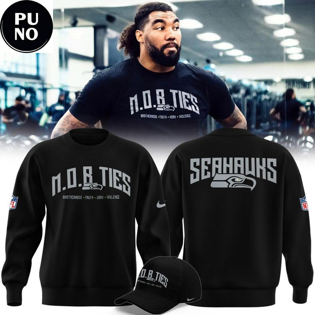 Seattle Seahawks Leonard Williams M.O.B Ties 2026 Hoodie
