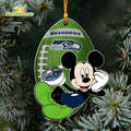 Seattle Seahawks Mickey Mouse Ornament Disney Christmas Decorations