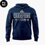 Seattle Seahawks NFC Champions Locker Room Trophy Hoodie Shirt