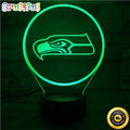 Seattle Seahawks Night Light Football 3D Illusion LED Lamp
