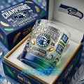 Seattle Seahawks Super Bowl Champions 2026 Whiskey Glass