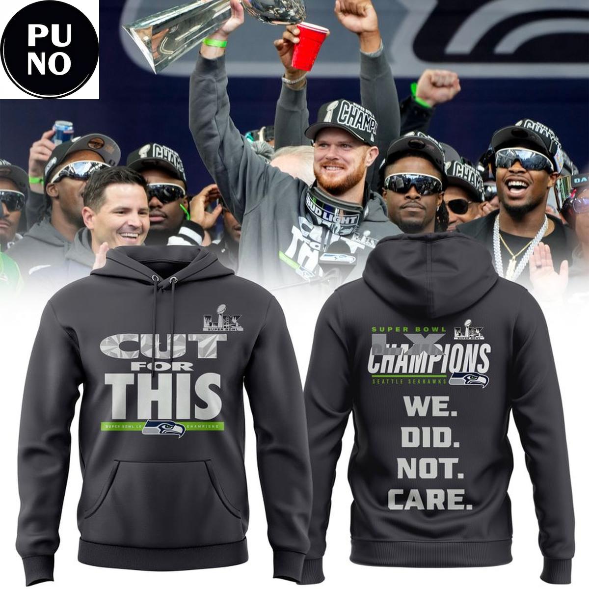 Seattle Seahawks Super Bowl LX Champions Pickoff Move Parade 2026 Hoodie T-Shirt