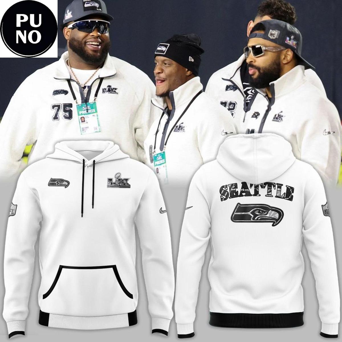 Seattle Seahawks Super Bowl LX Opening Night 2026 Hoodie