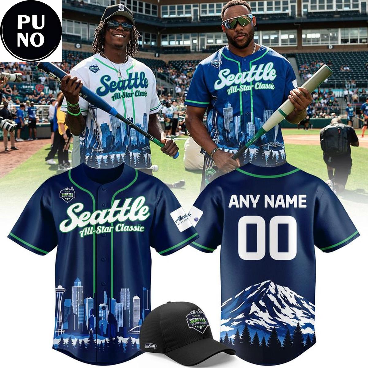 Seattle Seahawks x All-Star Classic 2026 Peronalized Baseball Jersey