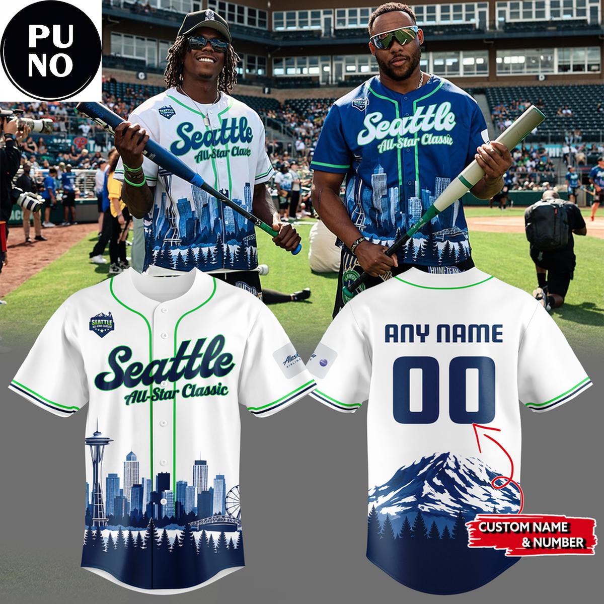 Seattle Seahawks x All-Star Classic 2026 Peronalized Baseball Jersey