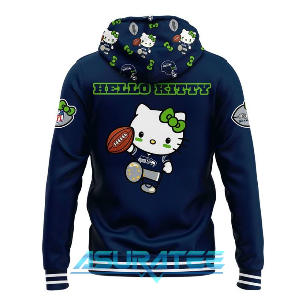 Seattle Seahawks x Hello Kitty Night 2026 Special Hoodie