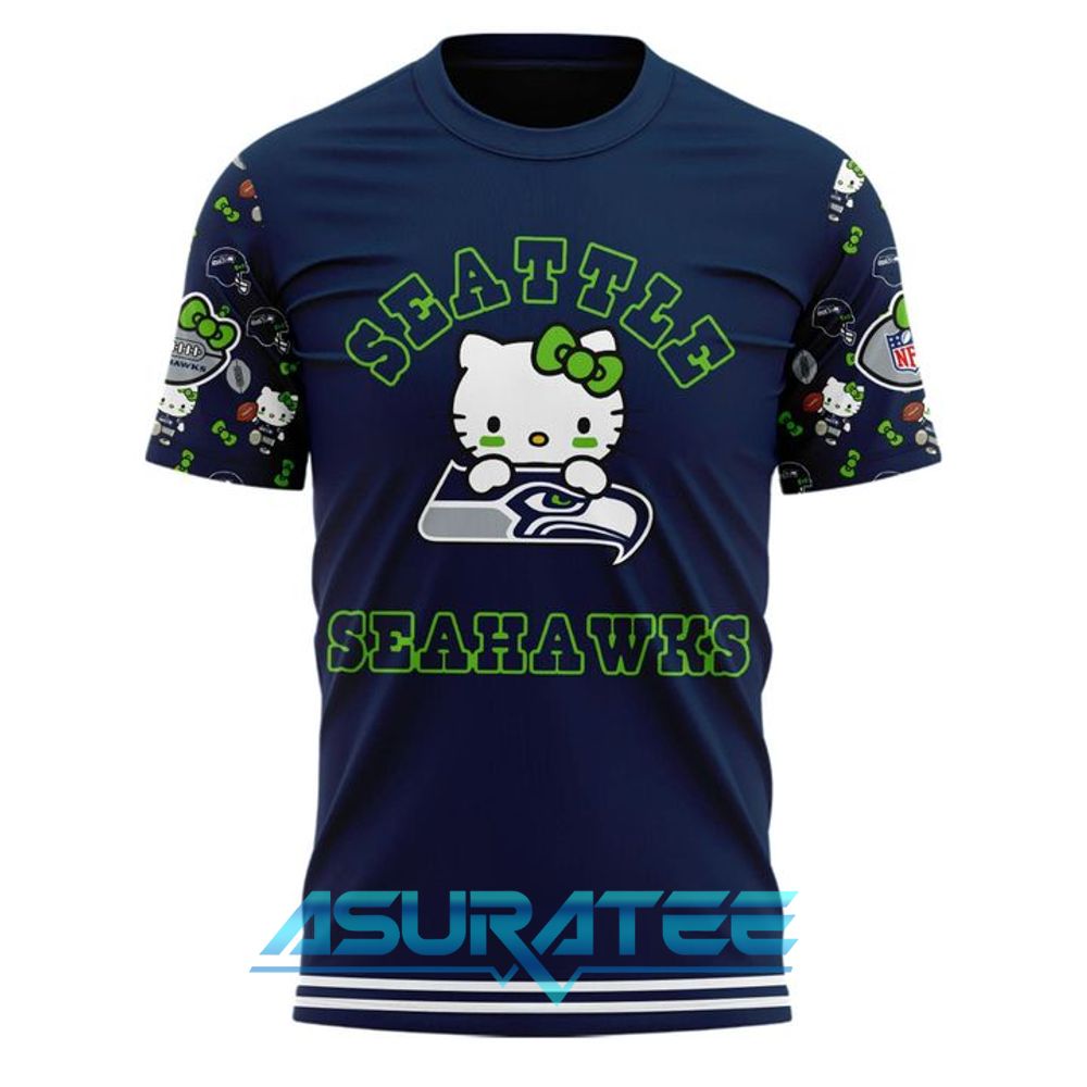 Seattle Seahawks x Hello Kitty Night 2026 Special Shirt