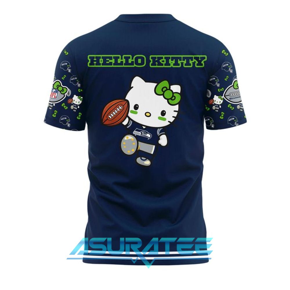 Seattle Seahawks x Hello Kitty Night 2026 Special Shirt