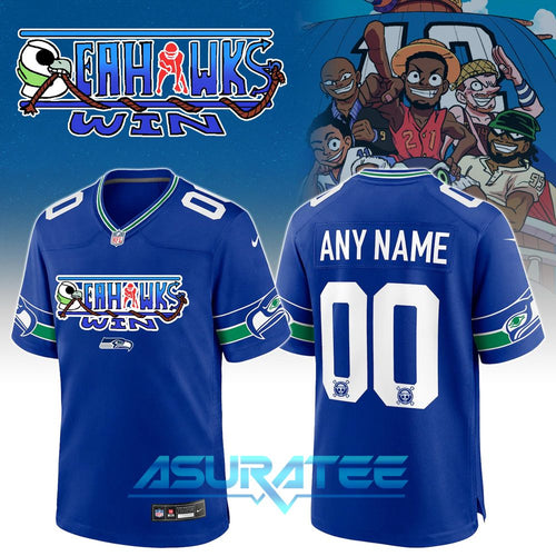 Seattle Seahawks x One Piece Limited Edition Football Jersey