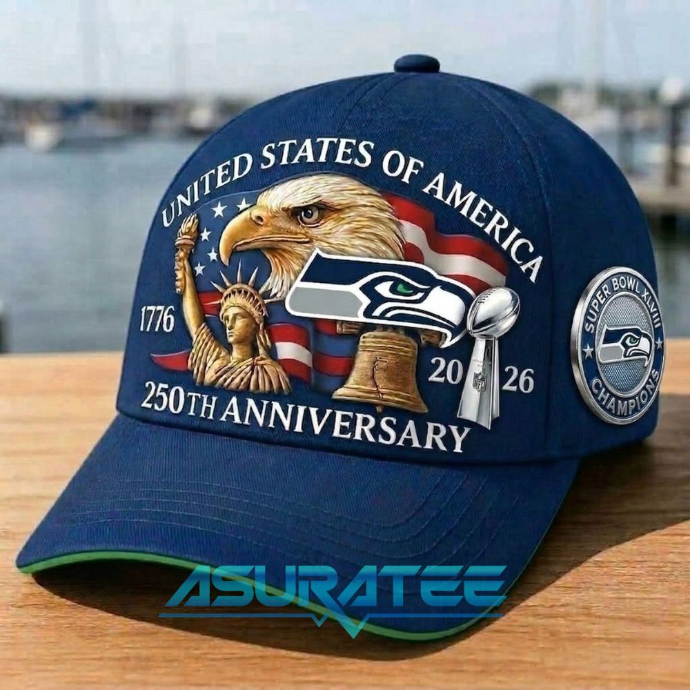 Seattle Seahawks x USA 250th Anniversary Limited Edition Classic Cap