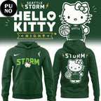 Seattle Storm 2026 Hello Kitty Night Hoodie T-Shirt