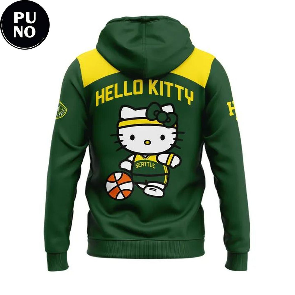 Seattle Storm 2026 Hello Kitty Night Hoodie T-Shirt