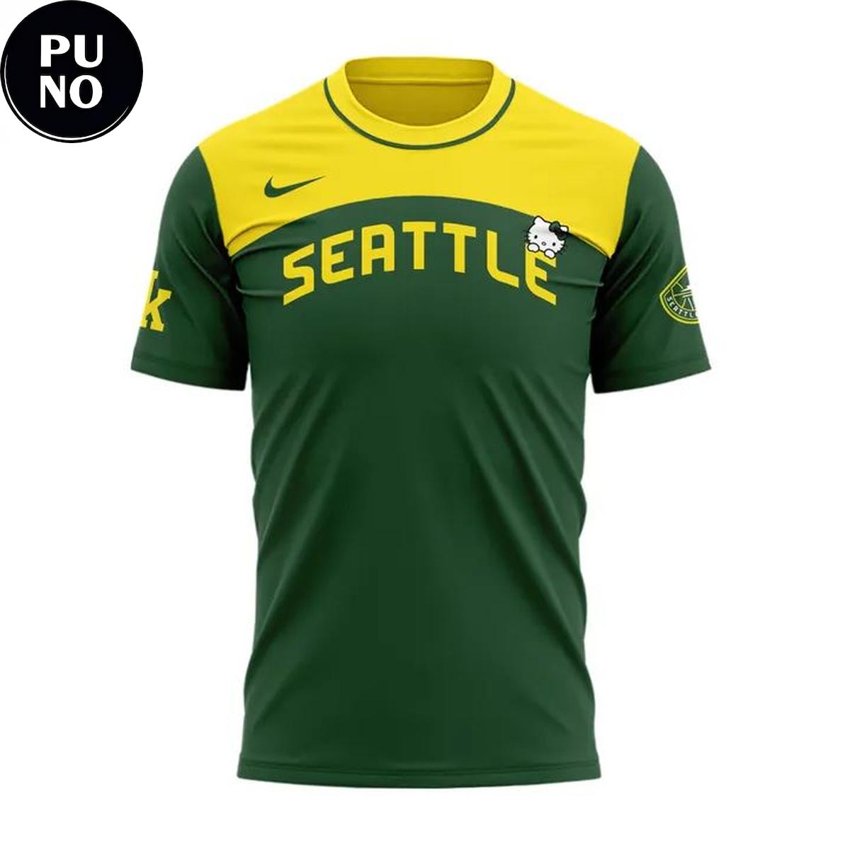 Seattle Storm 2026 Hello Kitty Night Hoodie T-Shirt