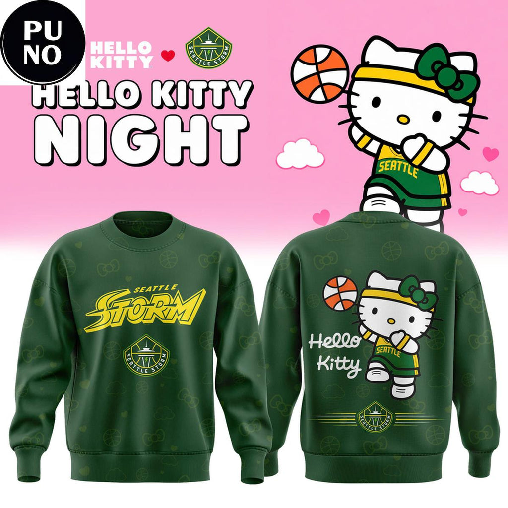 Seattle Storm x Hello Kitty Night 2026 Hoodie T-Shirt