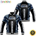 Seattle Seahawks Baseball Jacket For Fans