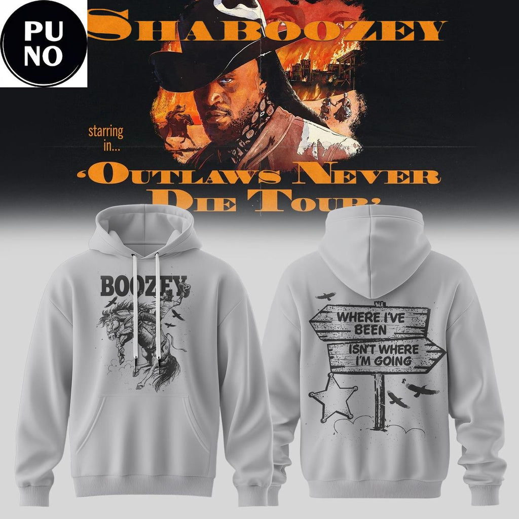 Shaboozey The Outlaws Never Die Tour 2026 Hoodie T-Shirt